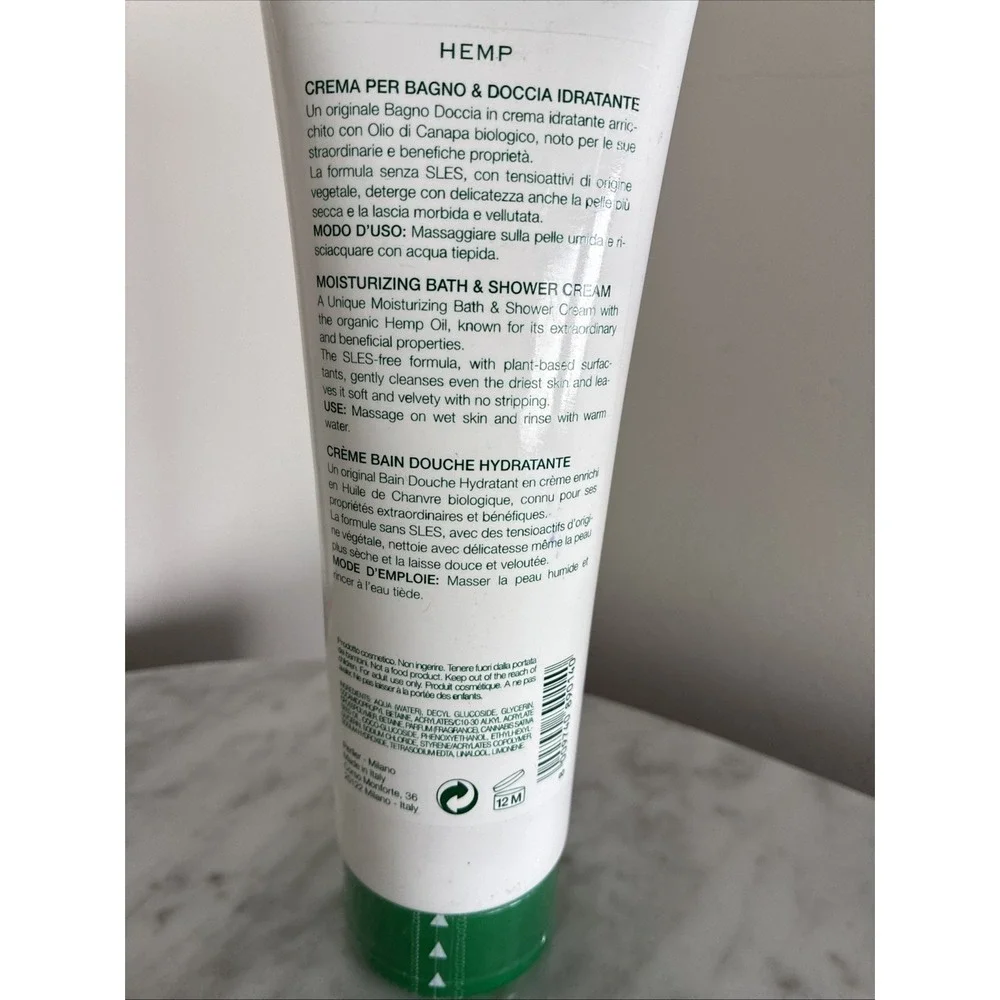 Perlier Natural Plant Extracts Organic Moisturizer Bath and Shower Cream SEALED